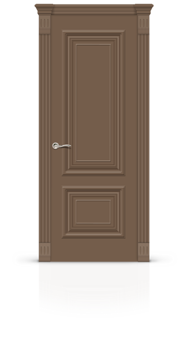 Дверь глухая Мартель, эмаль NSC-5010 темно-коричневая
