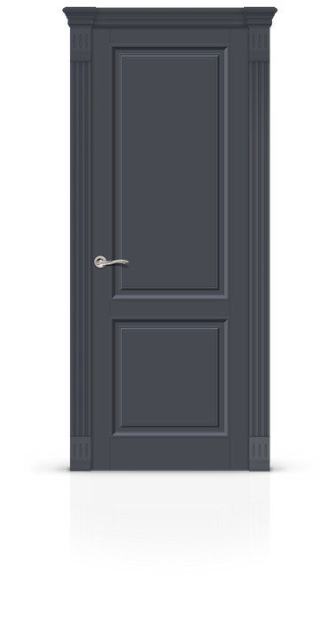 Дверь глухая Венеция 2, эмаль RAL 7024 графит