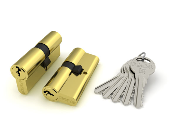 Цилиндровый блок R300 ключ / ключ, цвет - Золото